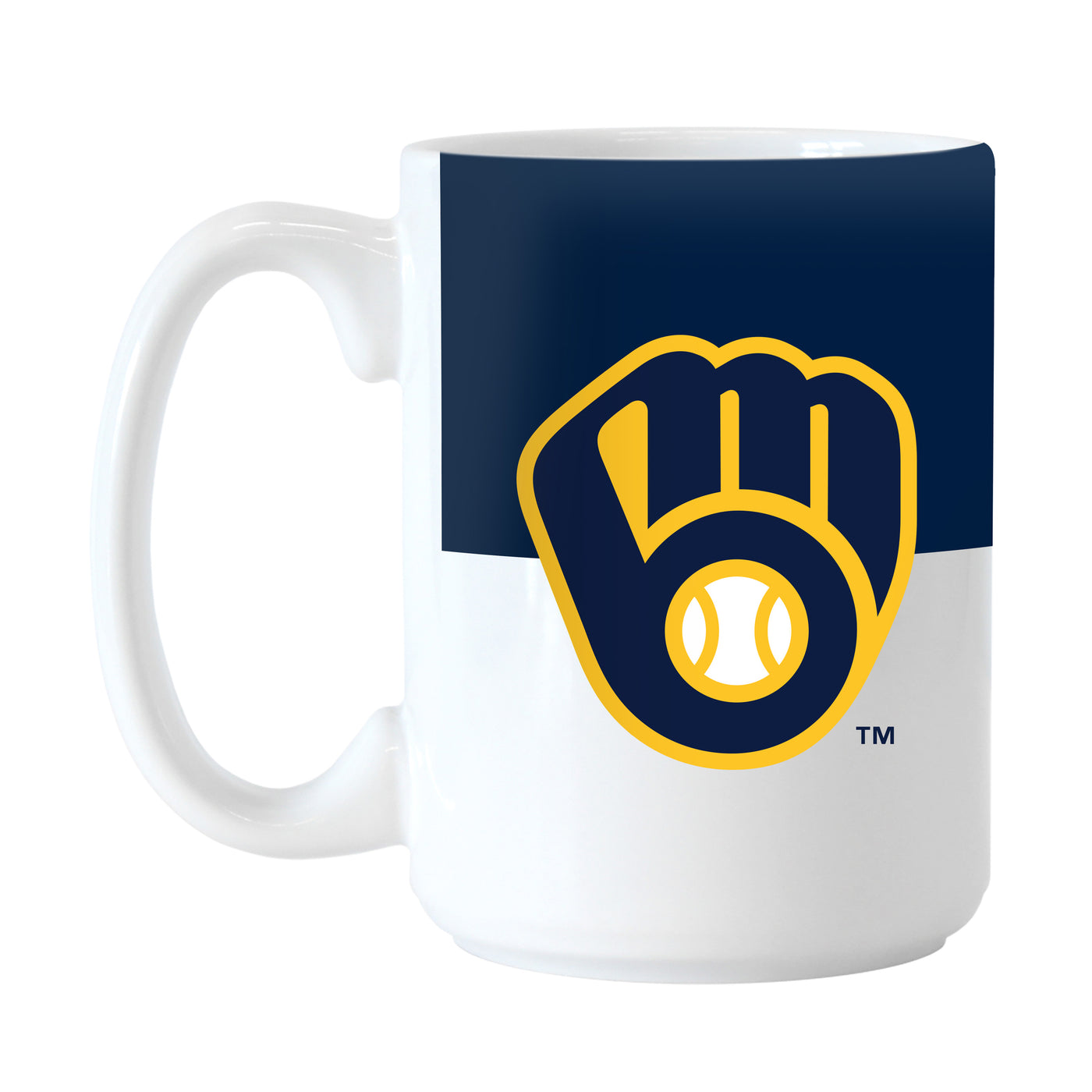 Milwaukee Brewers 15oz Colorblock Sublimated Mug