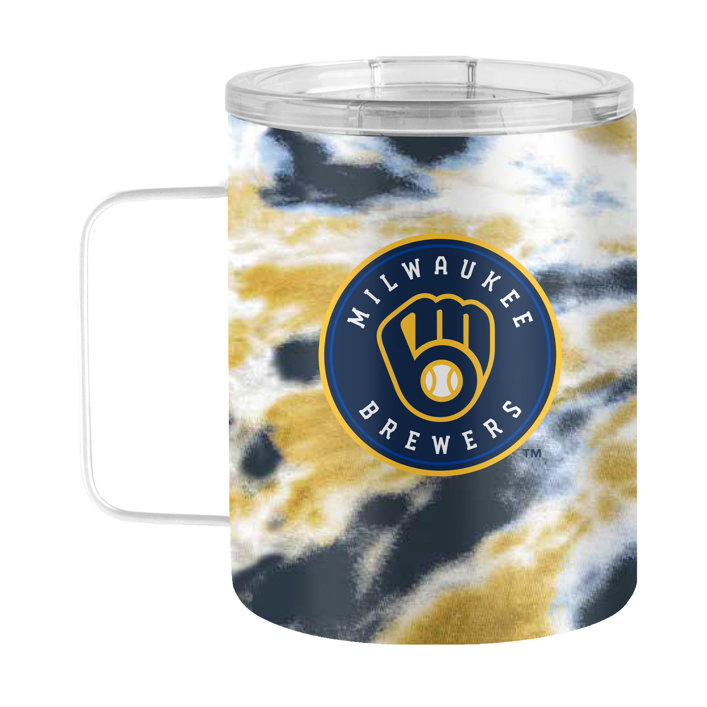 Milwaukee Brewers 15oz Tie Dye Sublimated Mug - Logo Brands