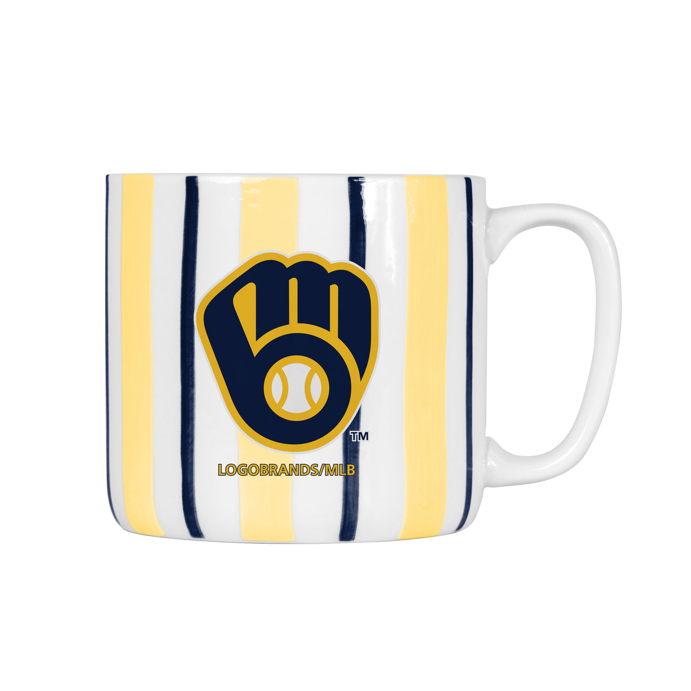 Milwaukee Brewers 16oz Brushstroke Stripe Mug