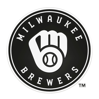 MLB - Milwaukee Brewers Plastic Chrome Emblem