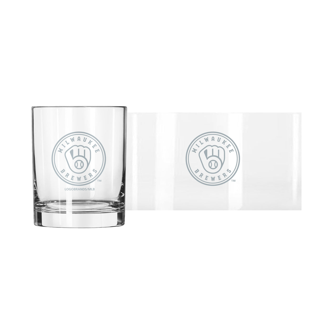Milwaukee Brewers 14oz Frost Rocks Glass