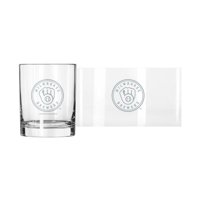 Milwaukee Brewers 14oz Frost Rocks Glass