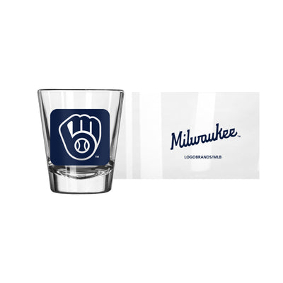 Milwaukee Brewers 2oz Cube Shot Glass