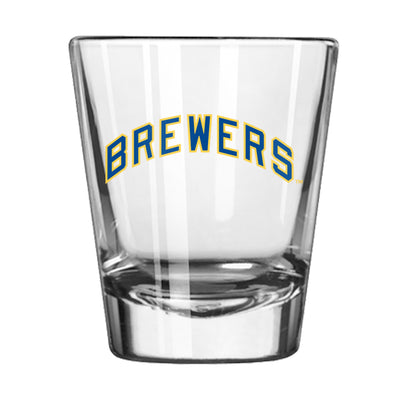 Milwaukee Brewers 2oz Retro Shot Glass