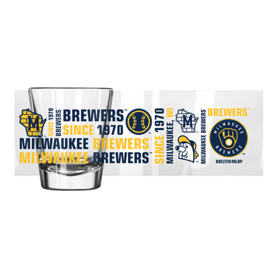 Milwaukee Brewers 2oz Spirit Shot Glass