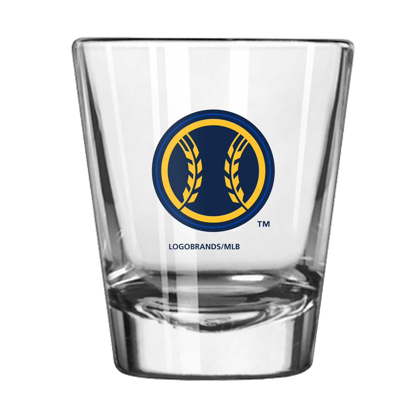 Milwaukee Brewers 2oz Wheat Ball Shot Glass
