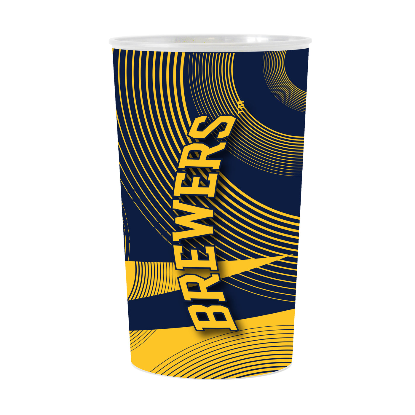 Milwaukee Brewers 4pk Geometric 22oz Hardwall Cup