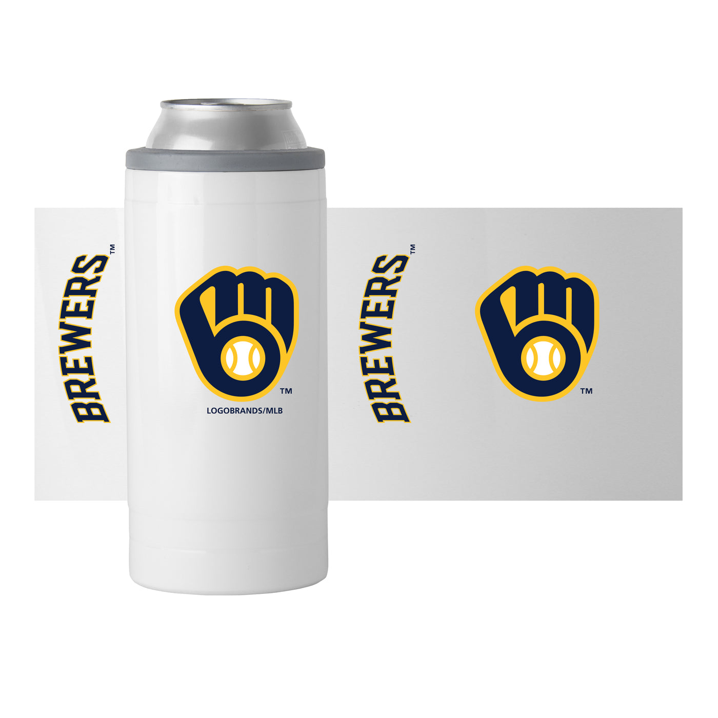 Milwaukee Brewers 12oz Gameday Slim Can Coolie