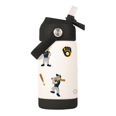 Milwaukee Brewers 12oz Mascot SS Kids Bottle