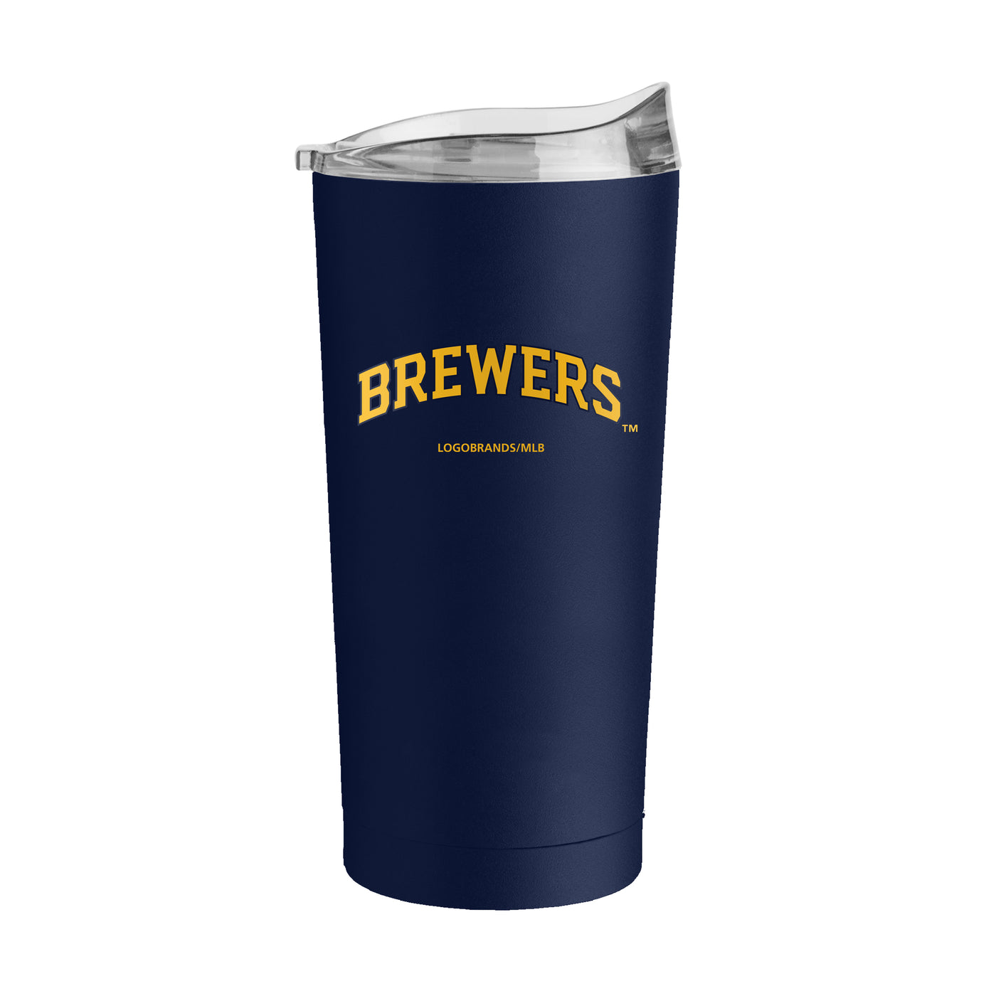 Milwaukee Brewers 20oz Flipside Powder Coat Tumbler - Logo Brands