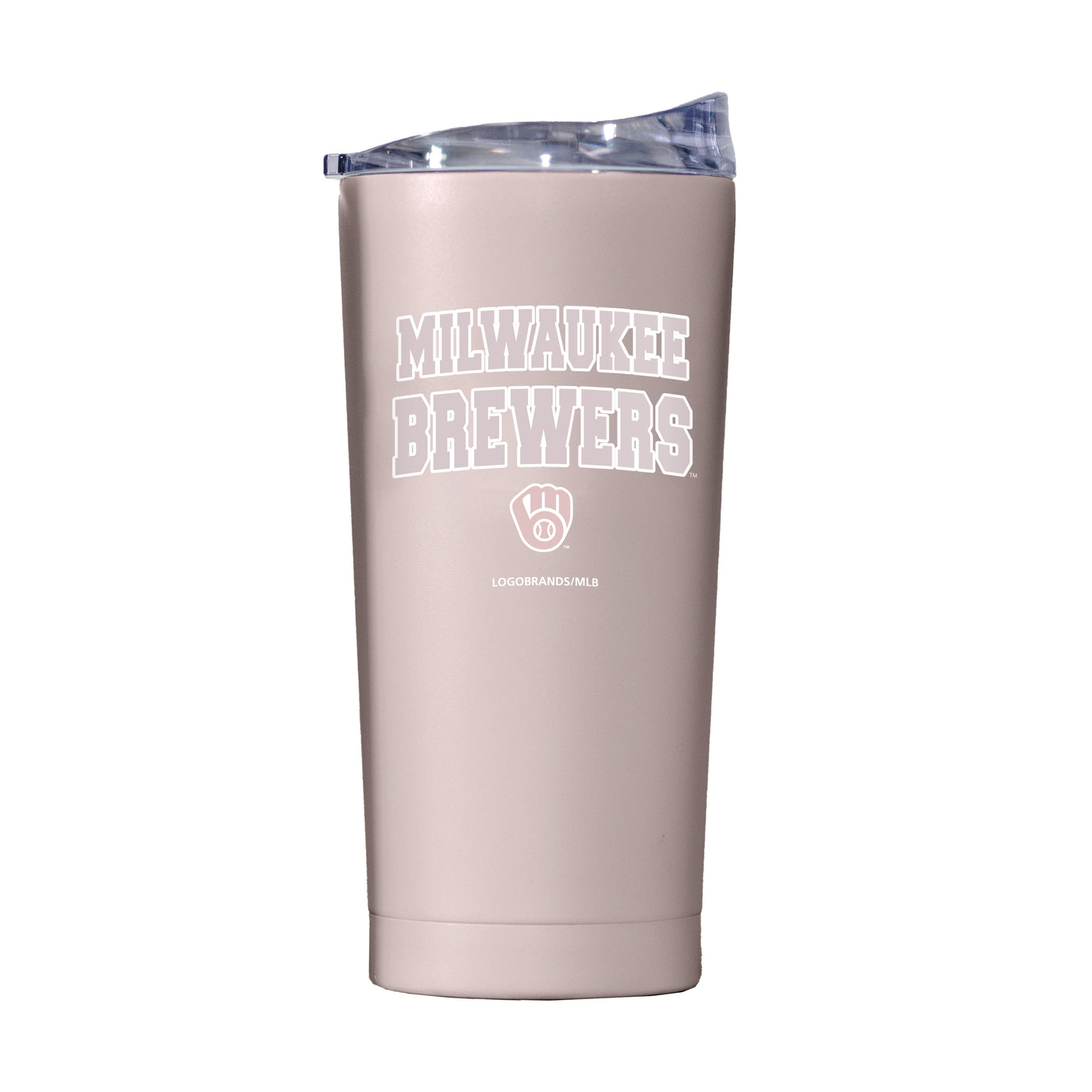 Milwaukee Brewers 20oz Stencil Powder Coat Tumbler