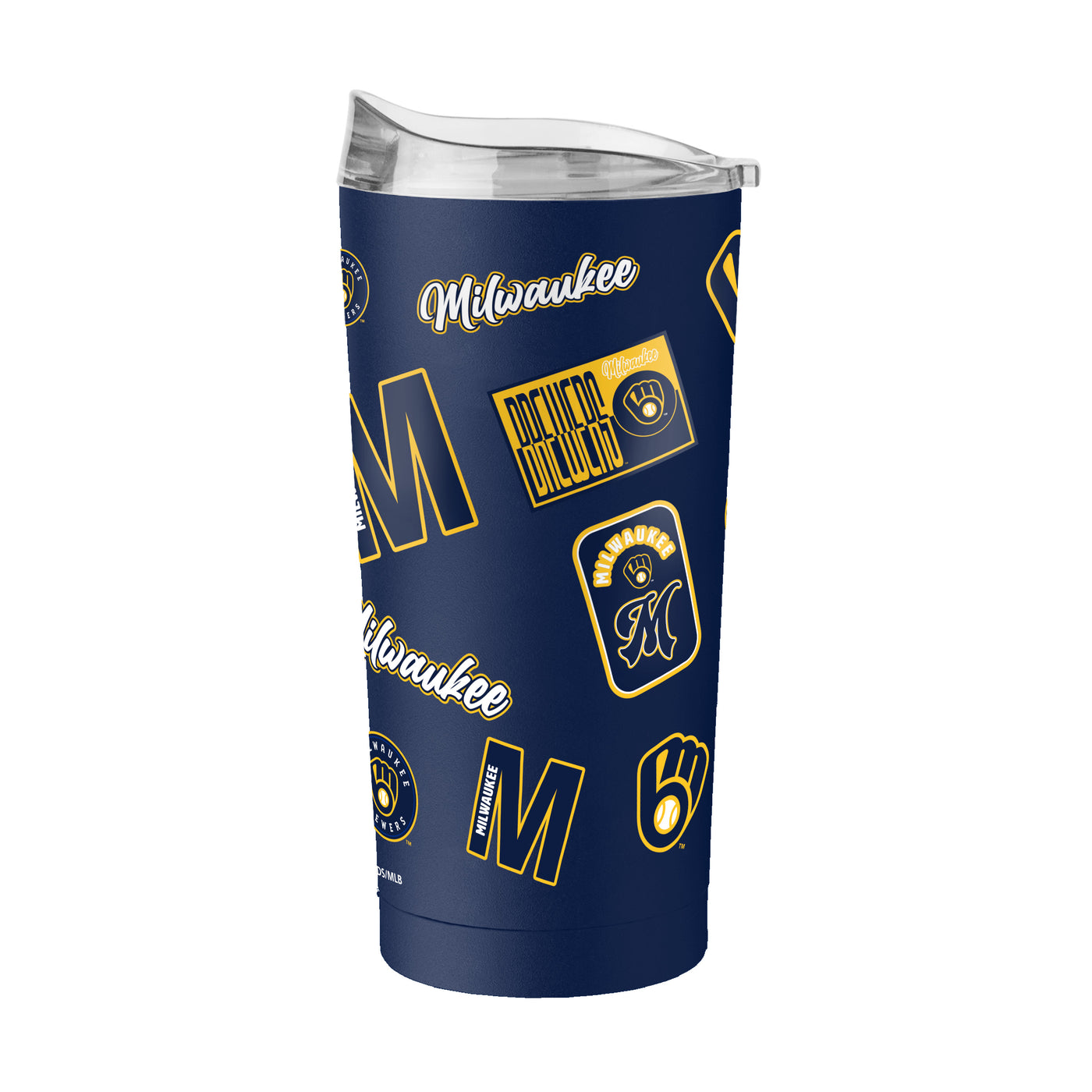 Milwaukee Brewers 20oz Dreamweave Powder Coat Tumbler