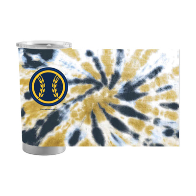 Milwaukee Brewers 20oz Tie Dye Stainless Steel Tumbler