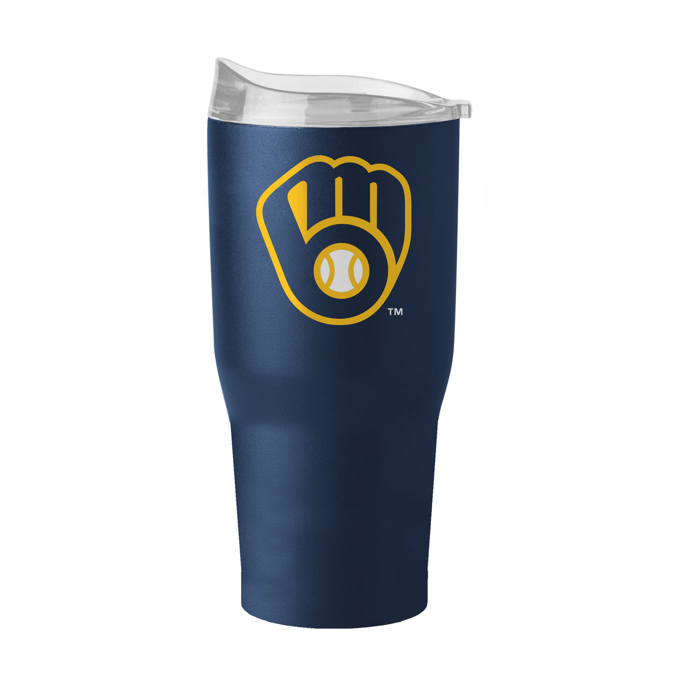 Milwaukee Brewers 30oz Flipside Powder Coat Tumbler - Logo Brands