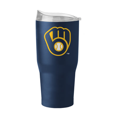 Milwaukee Brewers 30oz Flipside Powder Coat Tumbler - Logo Brands