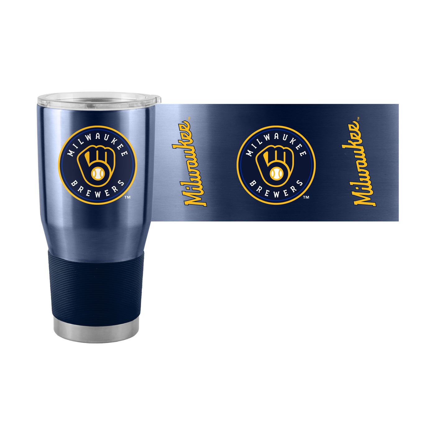 Milwaukee Brewers 30oz Stainless Tumbler - Logo Brands