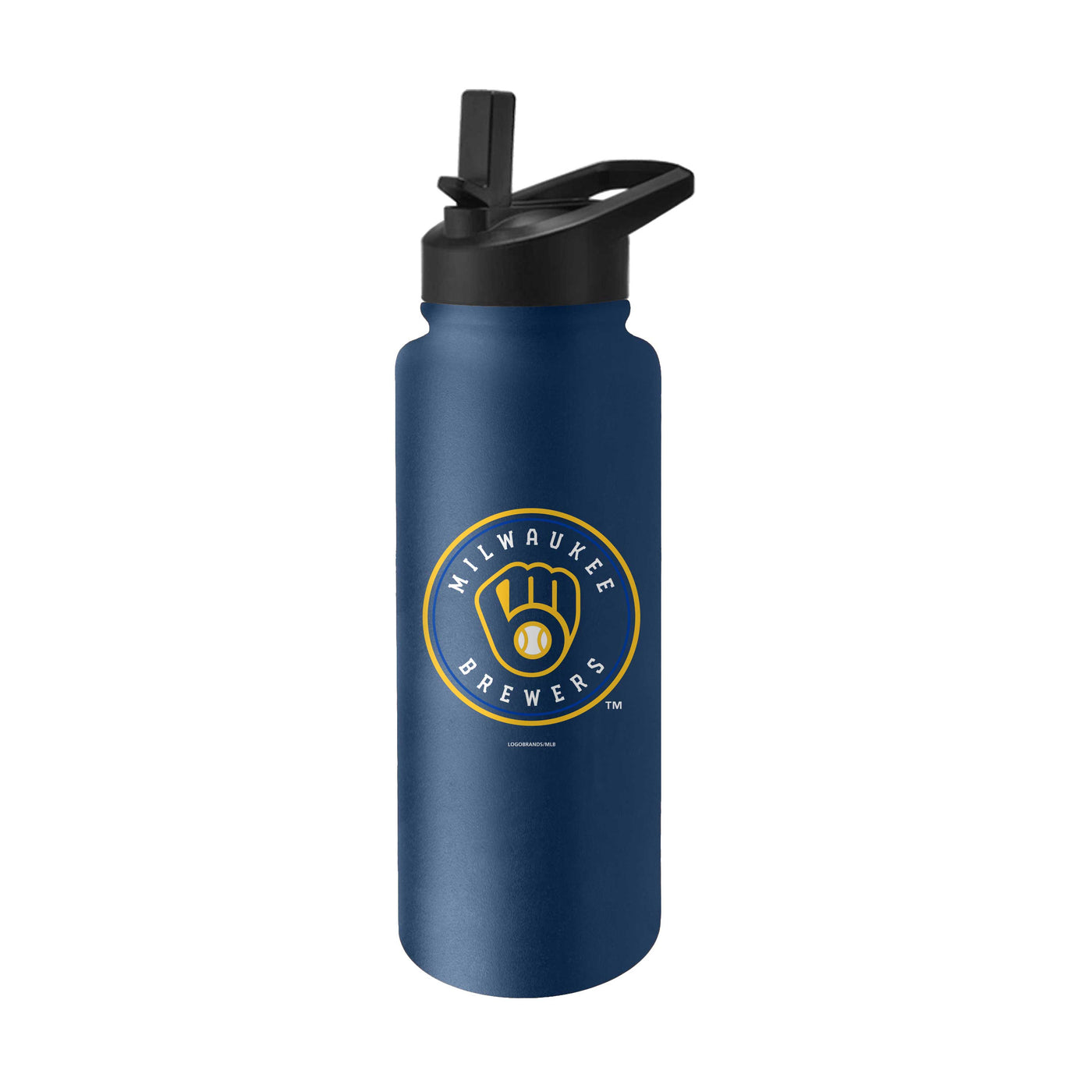 Milwaukee Brewers Logo Quencher Water Bottle