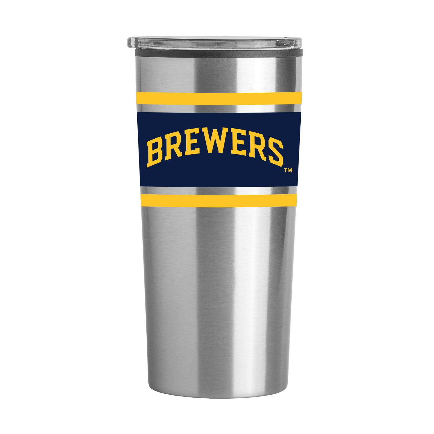 Milwaukee Brewers 20oz Stripe Fusion Tumbler