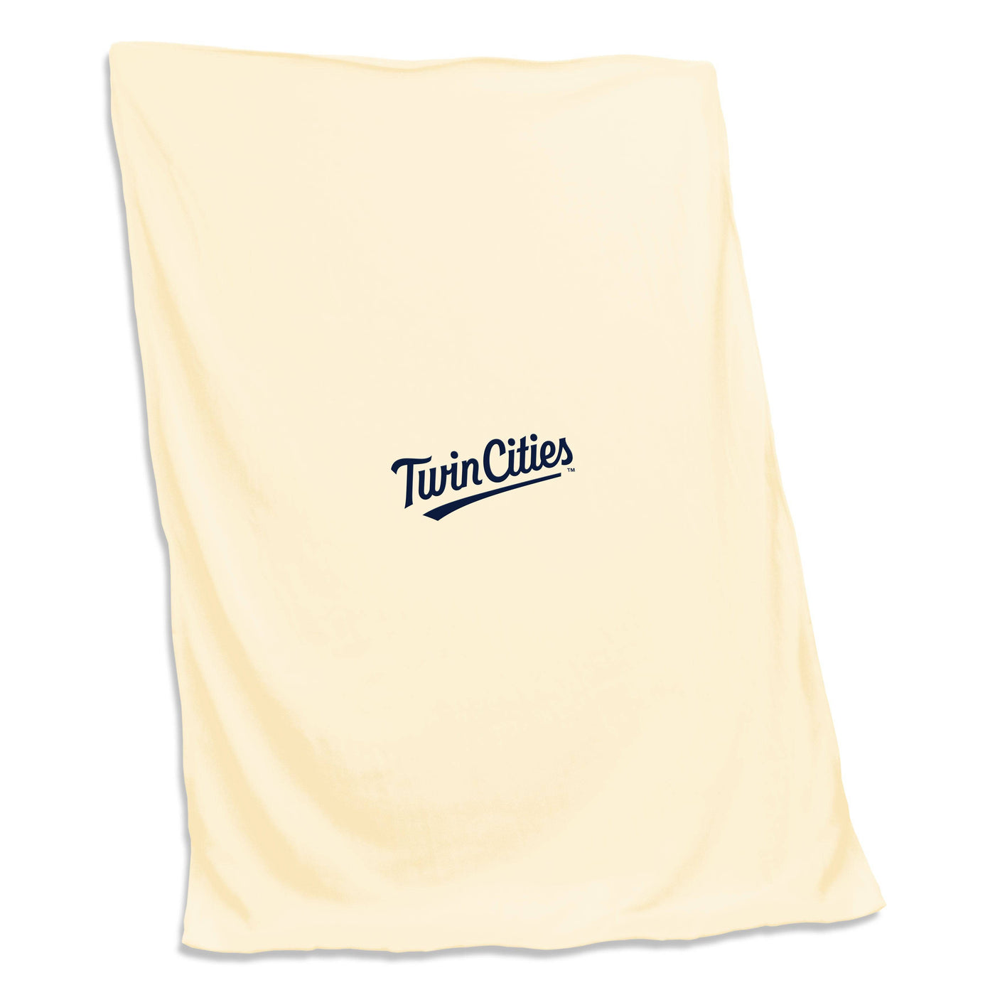 Minnesota Twins Oatmeal Twin City Screened Sweatshirt Blanket - Logo Brands