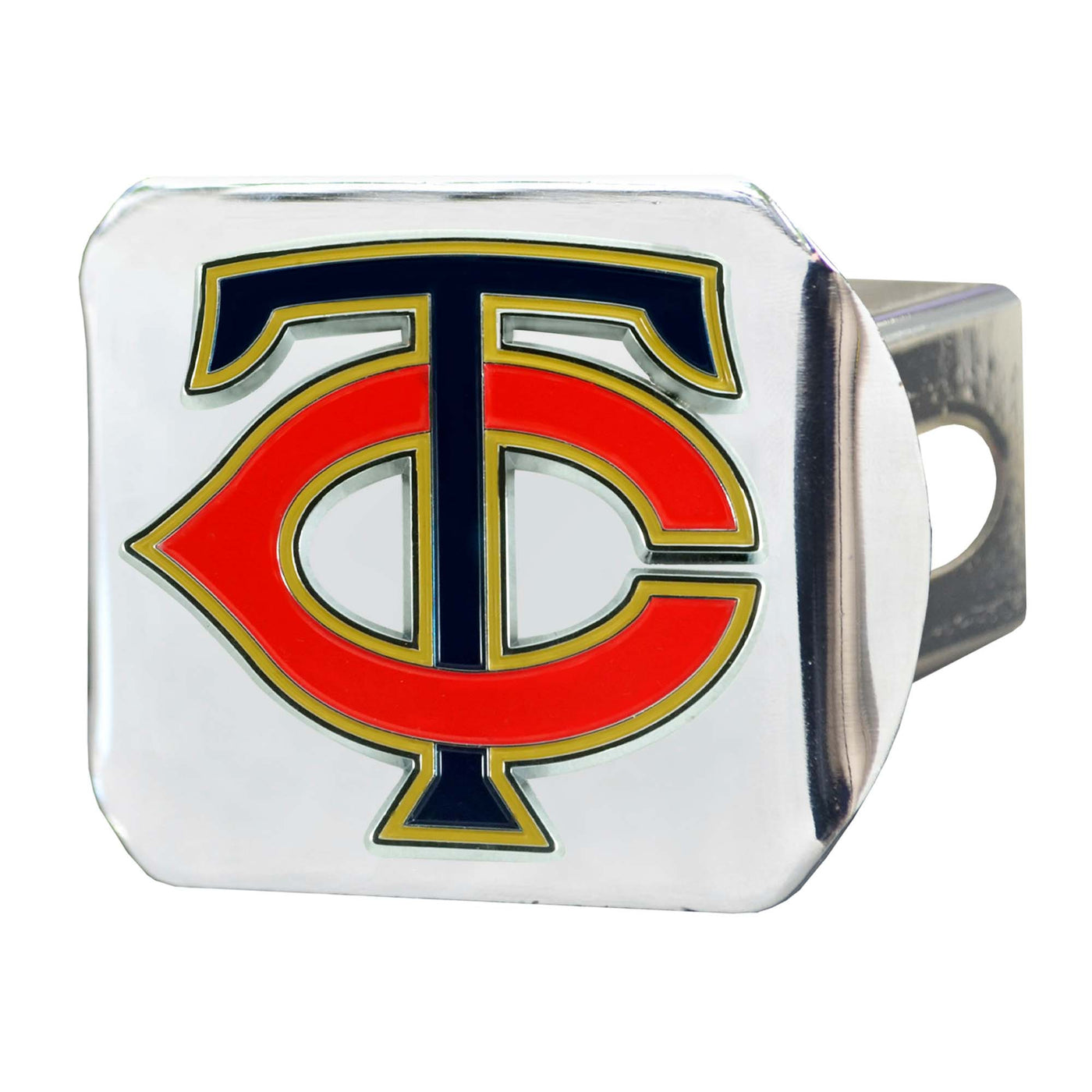 MLB - Minnesota Twins Color on Chrome Hitch Cover