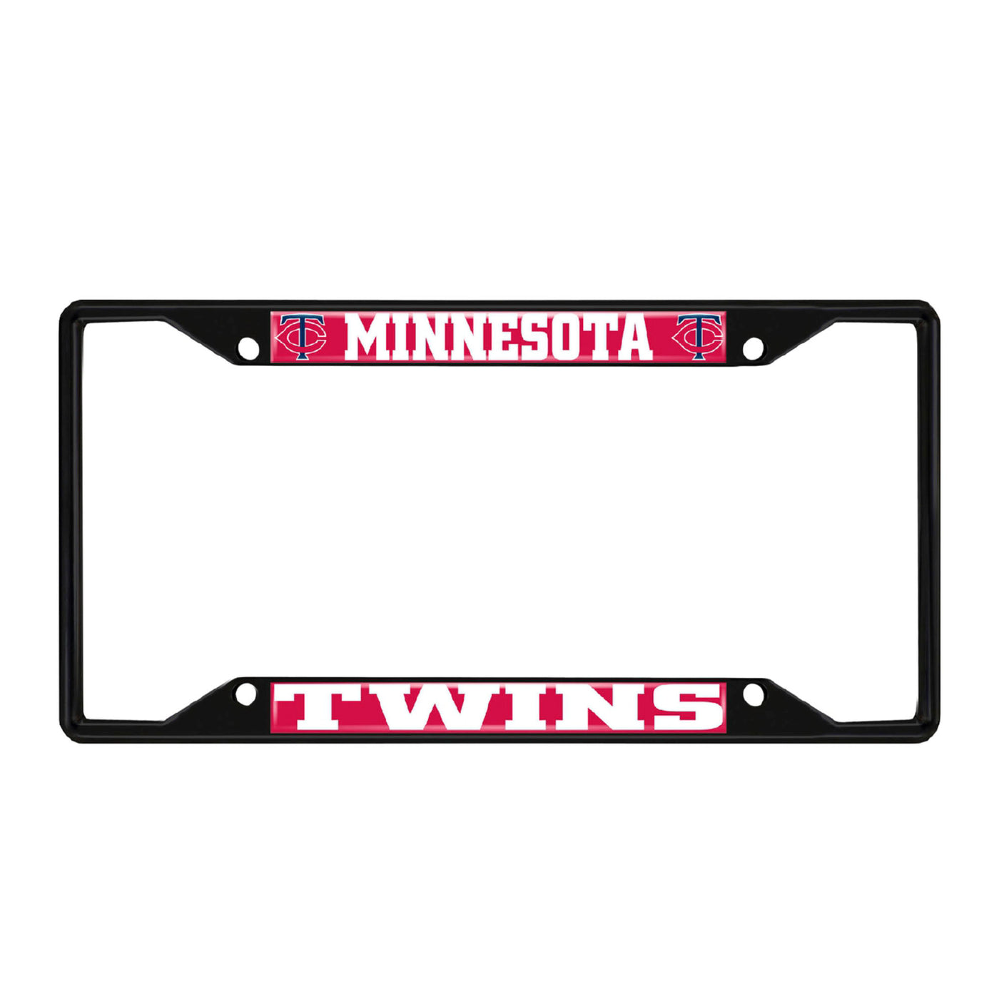 MLB - Minnesota Twins Black License Plate Frame