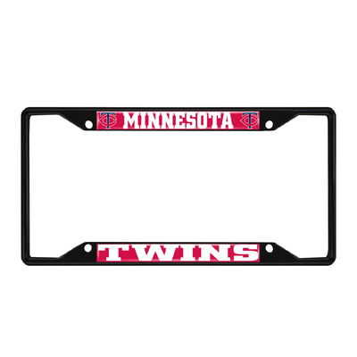 MLB - Minnesota Twins Black License Plate Frame