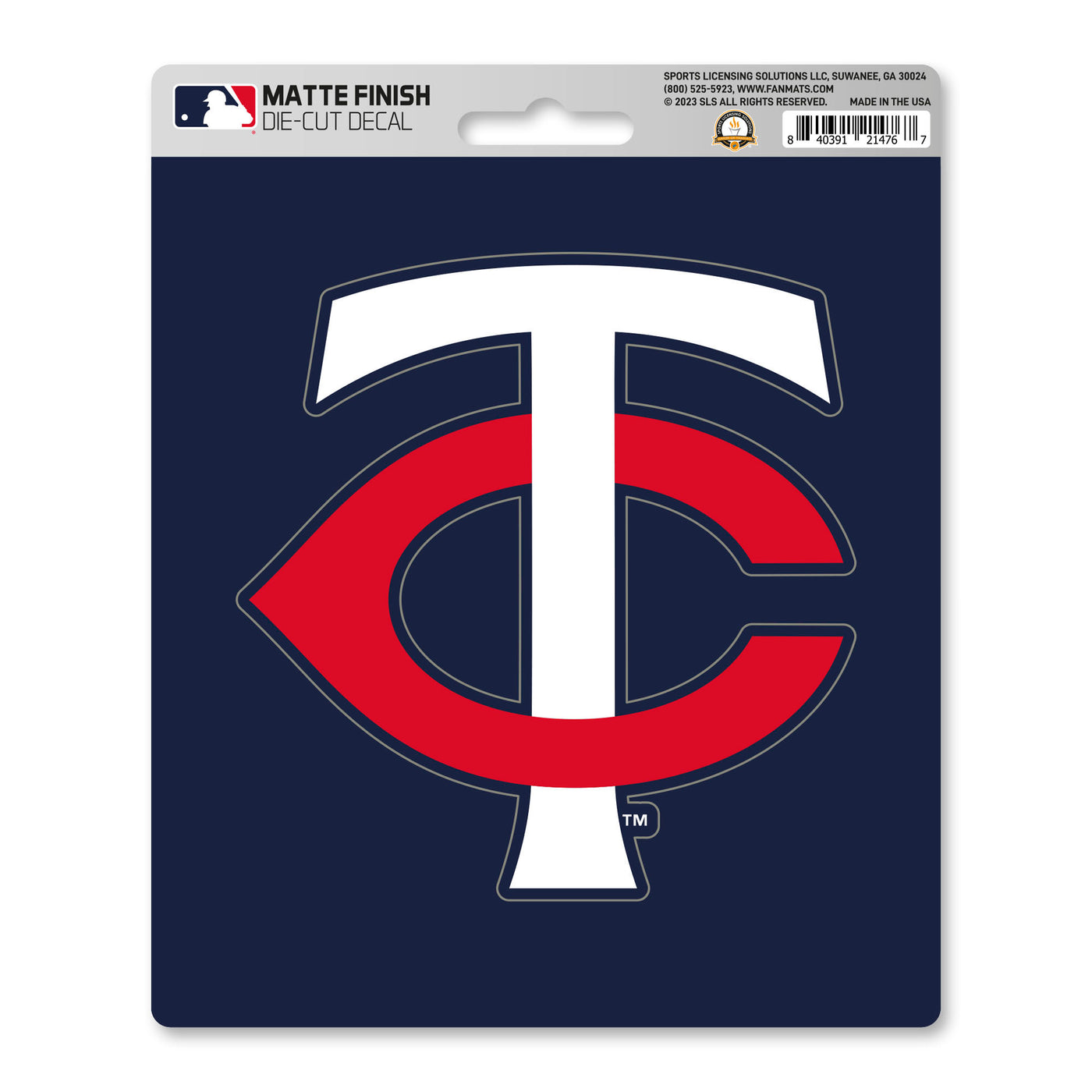 MLB - Minnesota Twins Matte Decal