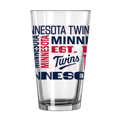 Minnesota Twins 16oz Spirit Pint Glass - Logo Brands