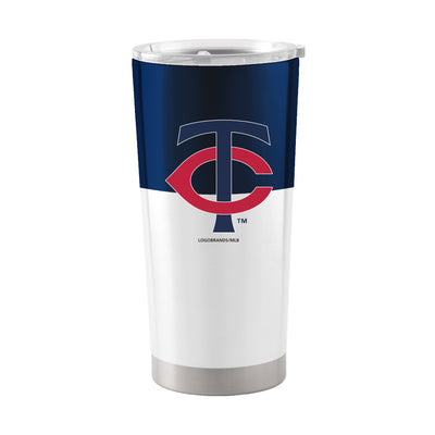 Minnesota Twins 20oz Colorblock Stainless Tumbler - Logo Brands