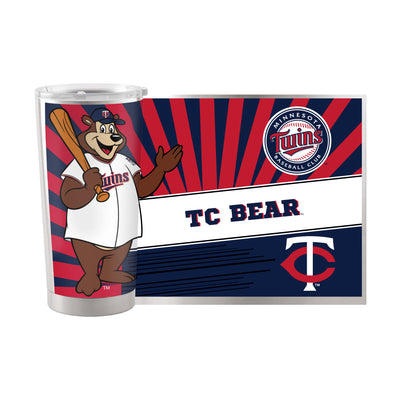 Minnesota Twins 20oz Mascot Stainless Steel Tumbler - Logo Brands