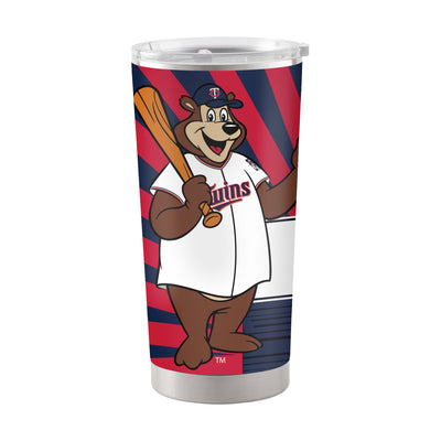 Minnesota Twins 20oz Mascot Stainless Steel Tumbler - Logo Brands