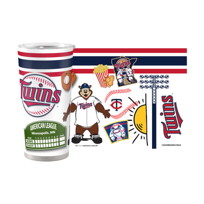 Minnesota Twins 20oz Native Stainless Steel Tumbler