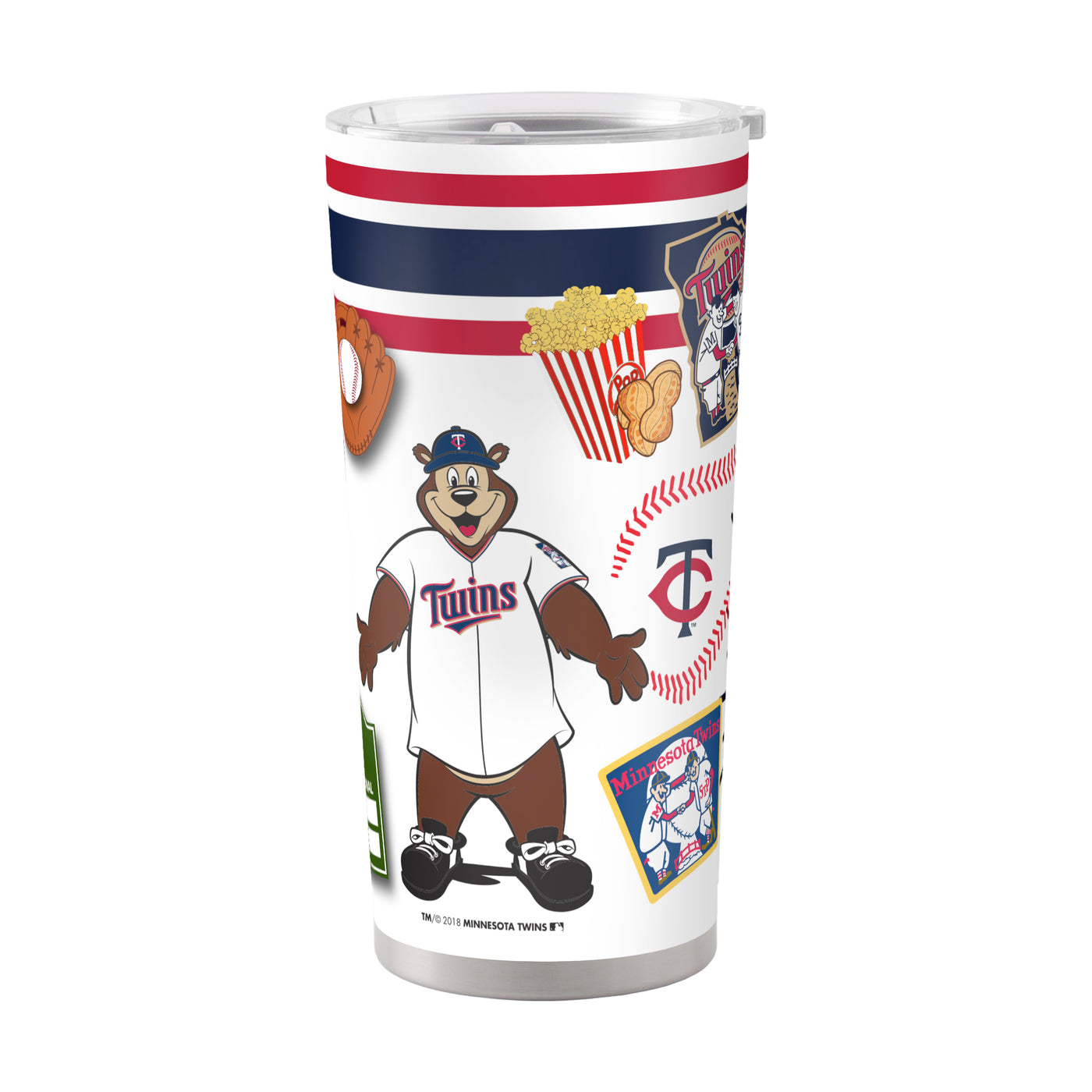 Minnesota Twins 20oz Native Stainless Steel Tumbler