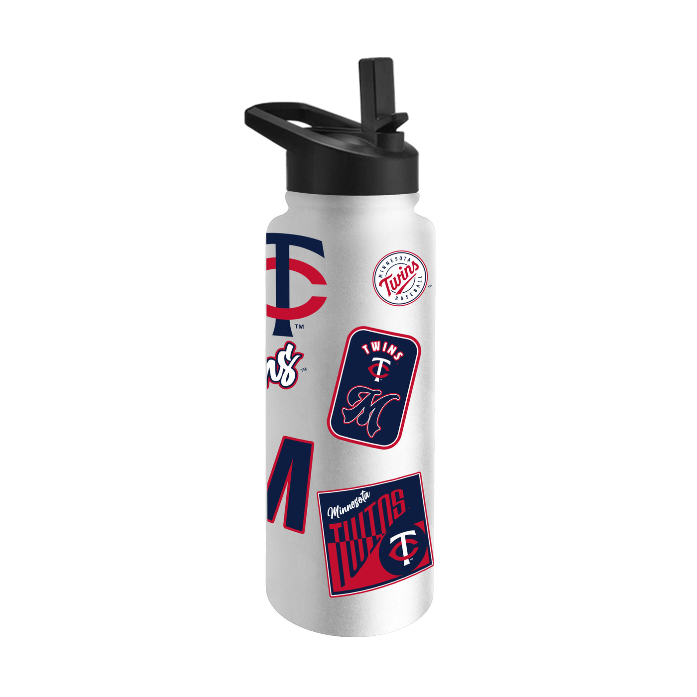 Minnesota Twins 34oz White Dreamweave Quencher Bottle