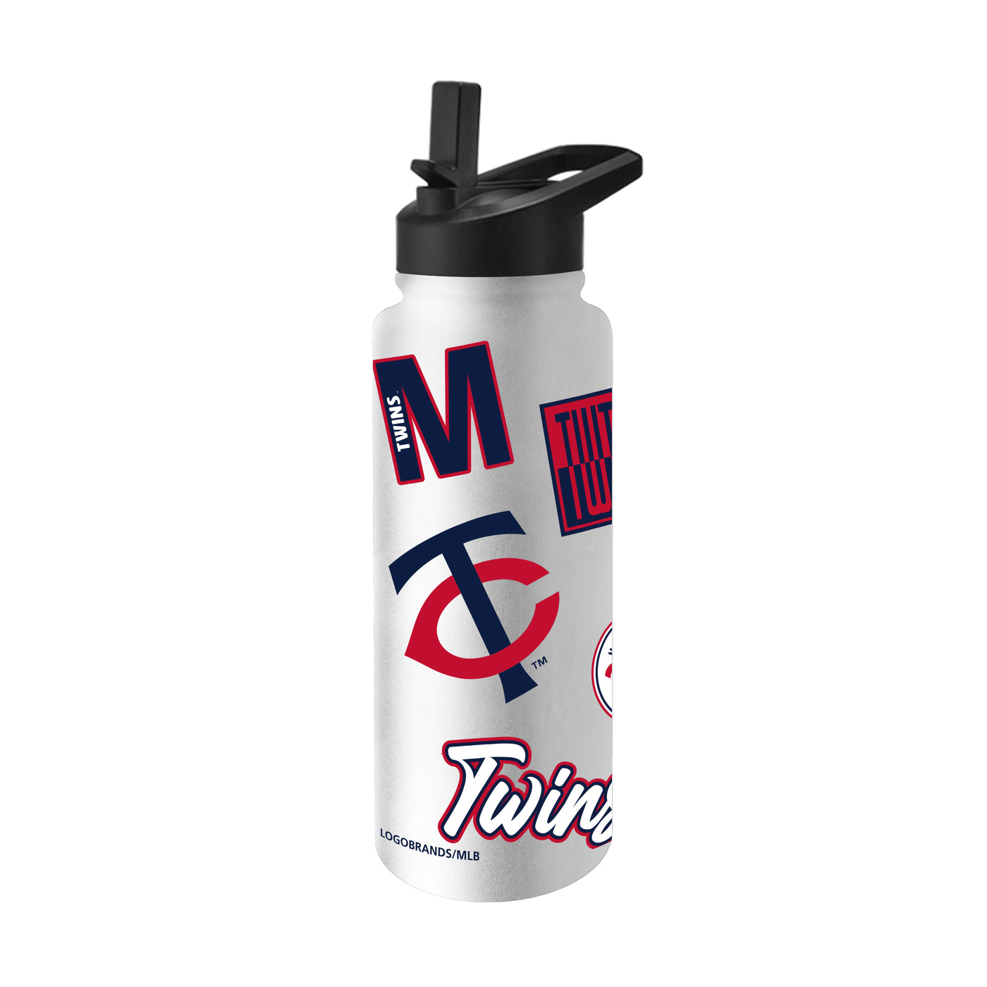 Minnesota Twins 34oz White Dreamweave Quencher Bottle