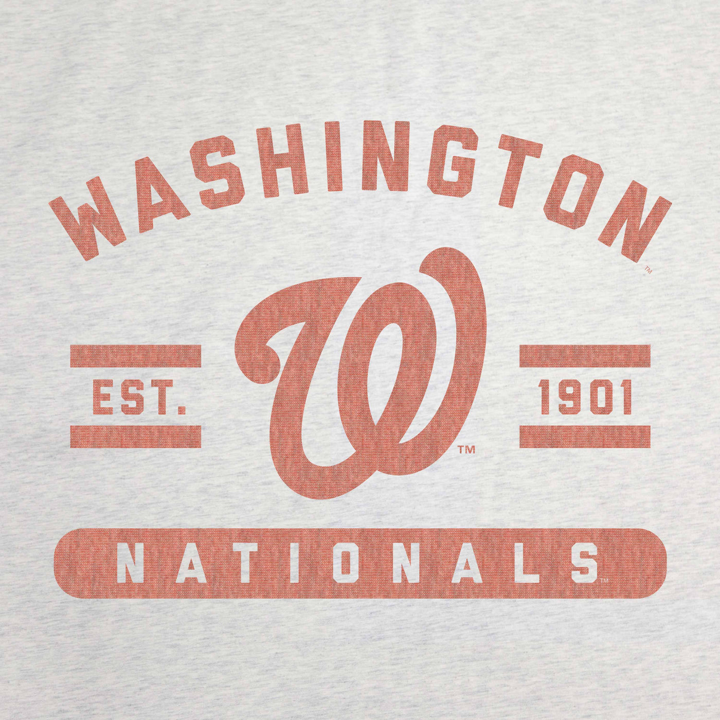 Washington Nationals Oatmeal Sweatshirt Blanket - Logo Brands