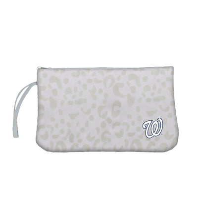 Washington Nationals Leopard Print Wristlet - Logo Brands