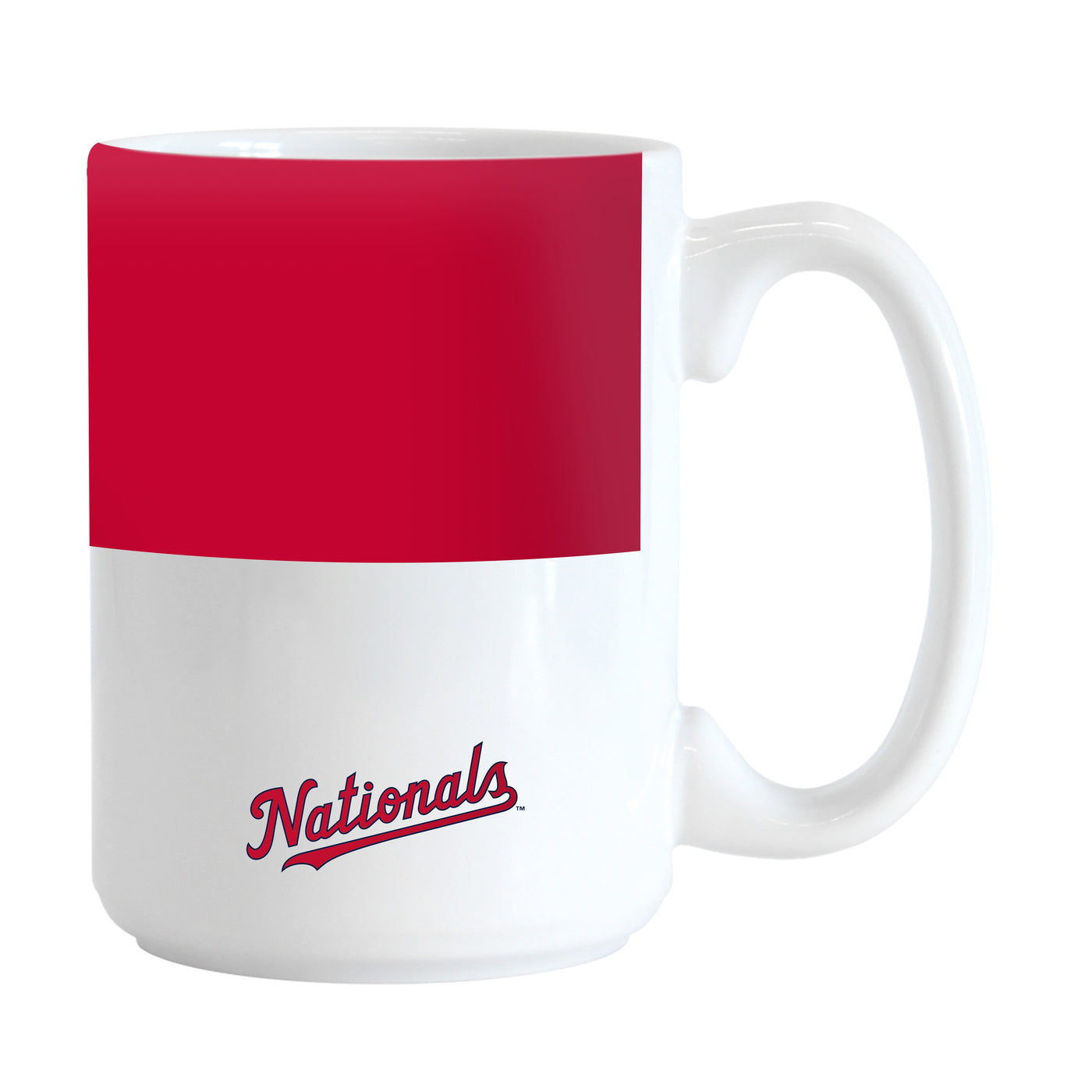 Washington Nat'ls Color Block 15 oz Sublimated Mug