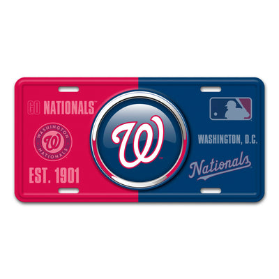 MLB - Washington Nationals Embossed Metal License Plate