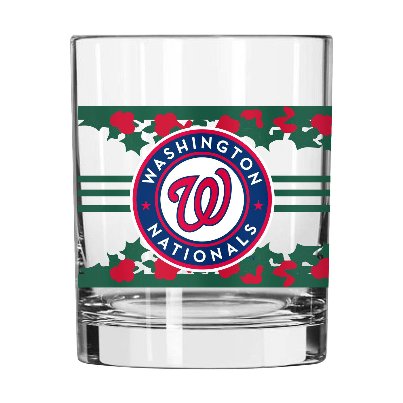 Washington Nationals Holiday 14oz Rocks Glass