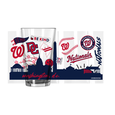 Washington Nationals 16oz Native Pint Glass