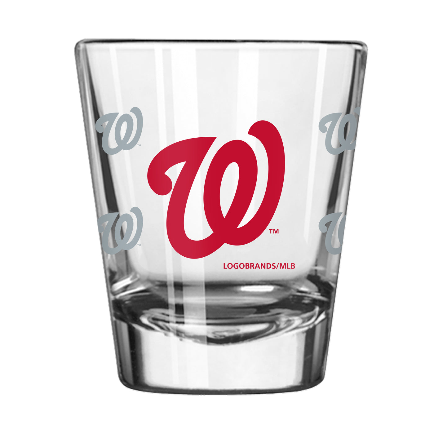 Washington Nationals 2oz Satin Etch Shot Glass