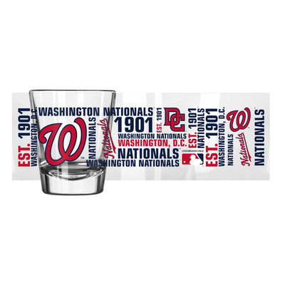 Washington Nationals 2oz Spirit Shot Glass