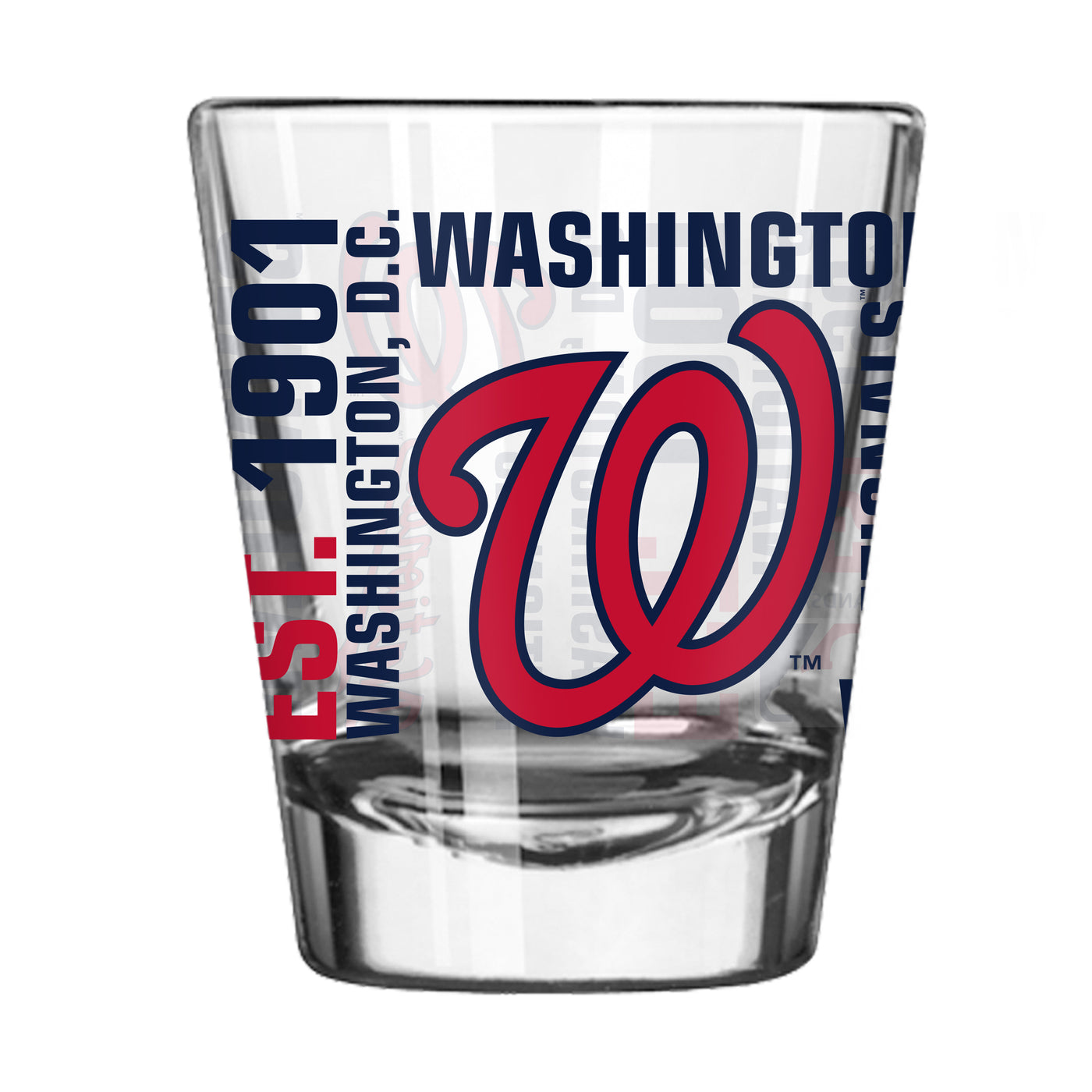 Washington Nationals 2oz Spirit Shot Glass