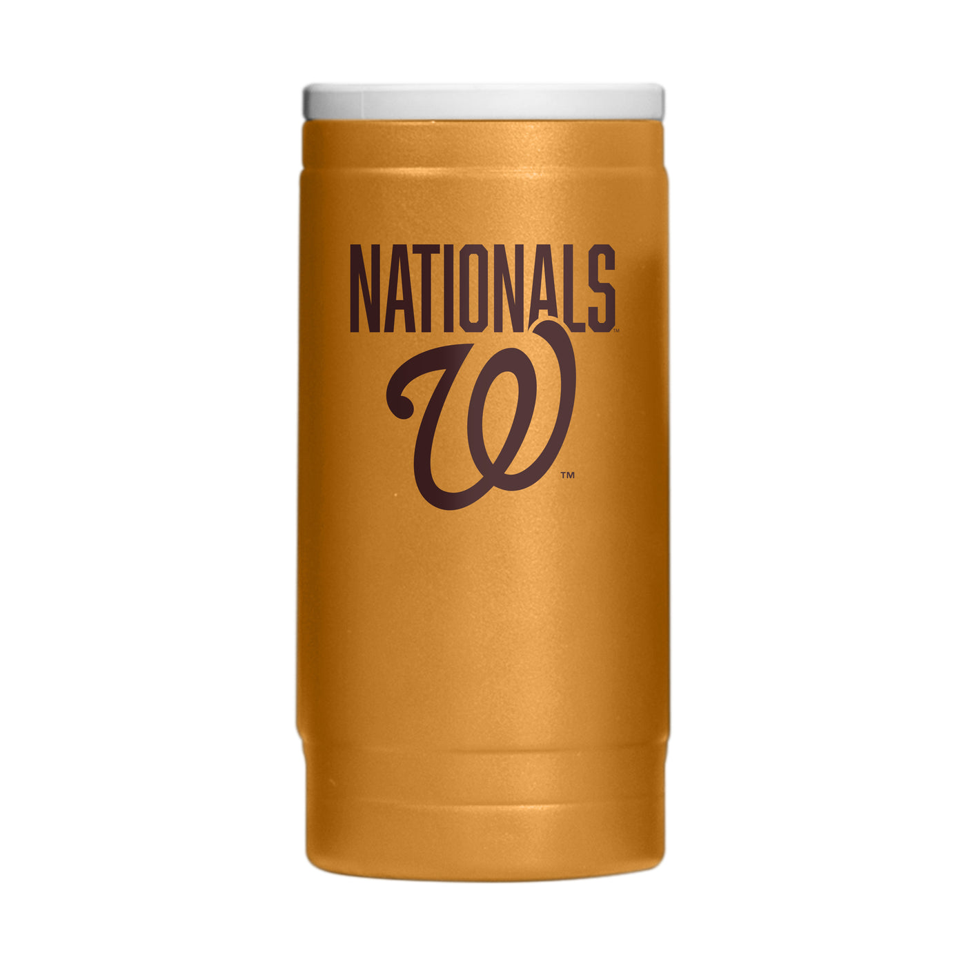 Washington Nationals Huddle Powder Coat Slim Can Coolie