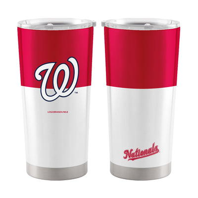 Washington Nationals 20oz Colorblock Stainless Tumbler - Logo Brands