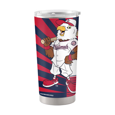 Washington Nationals 20oz Mascot Stainless Steel Tumbler - Logo Brands