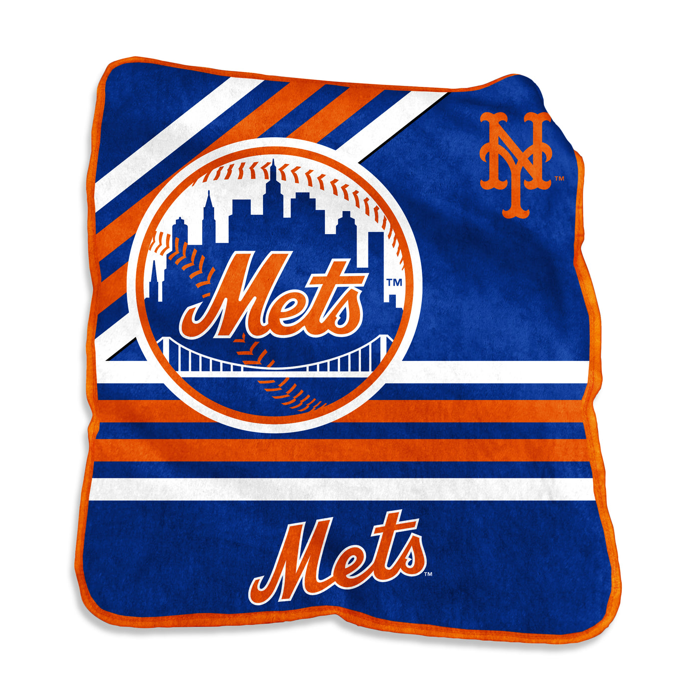 New York Mets Raschel Throw - Logo Brands