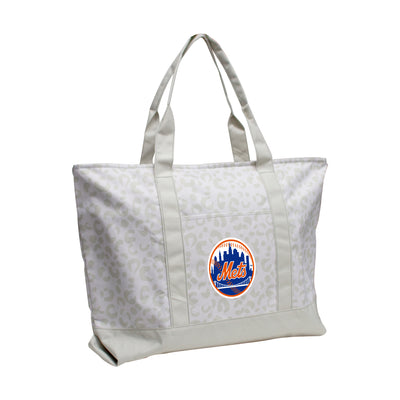 New York Mets Leopard Pattern Tote - Logo Brands