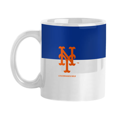 NY Mets 11oz Colorblock Sublimated Mug